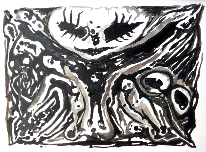 绘画,  5.9x7.9 in 