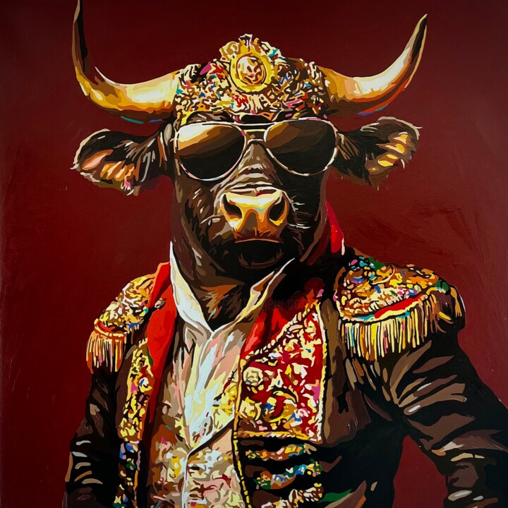 El Toro: Beyond the Arena 绘画, 47.2x47.2 in