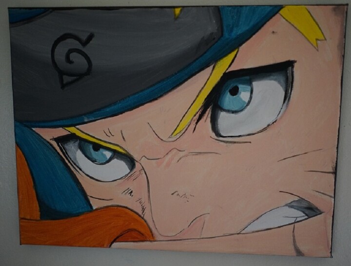 bl - peinture - naruto - 1 绘画, 11.8x15.8 in