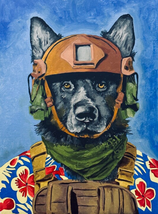 Aloha, I Bite Schilderij, 12x9 in