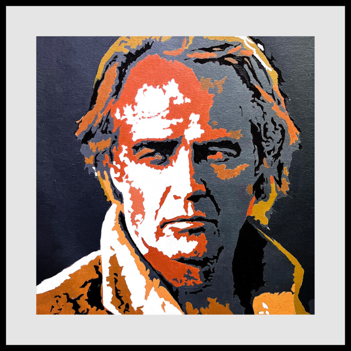 Pintura titulada "BRANDO" por E_sabater, Obra de arte original, Acrílico