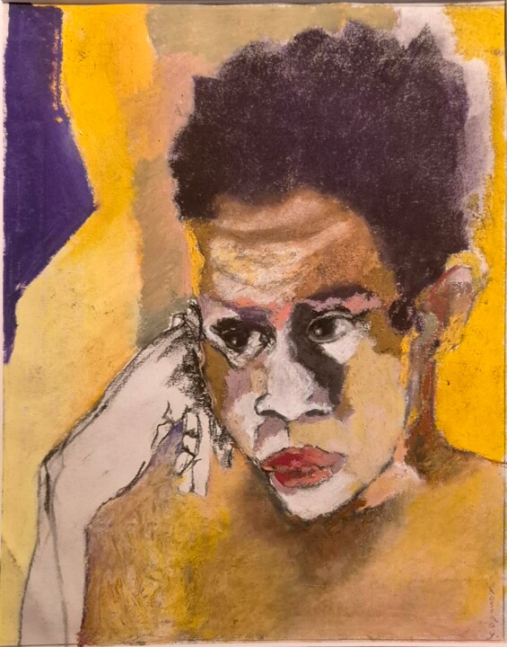 Vano lost in thought 绘画, 11.4x9.1 in