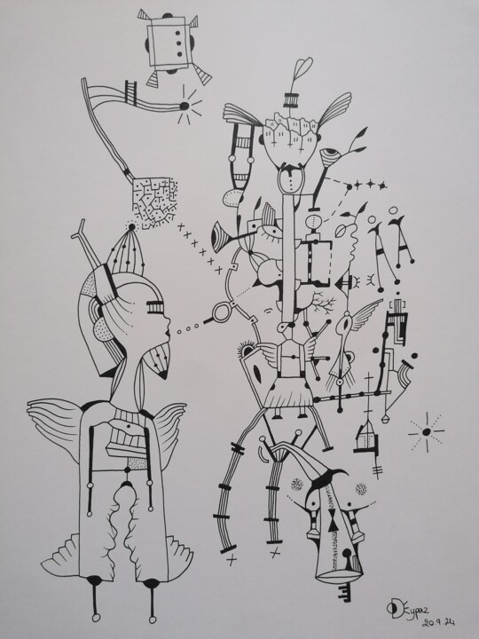 图画,  16.5x11.7 in 