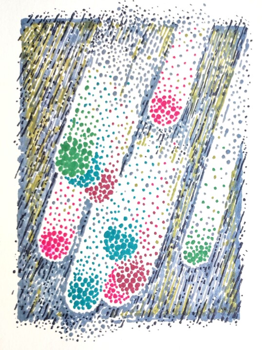Sharpointilism - 45 图画, 8.3x5.5 in