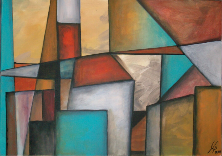 Haus am See 绘画, 19.7x27.6 in