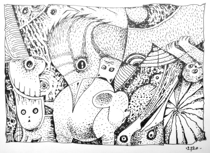 图画,  5.9x7.9 in 