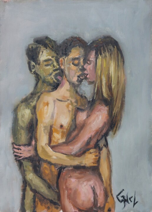 Love is life 绘画, 8.3x5.9 in