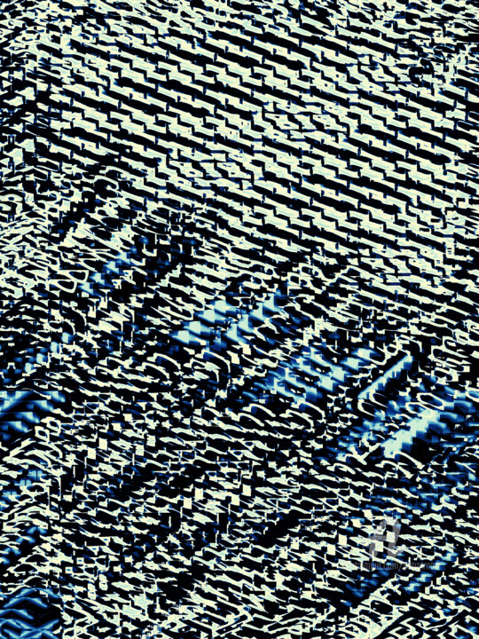 Strata #12 数字艺术, 40x29.9 in