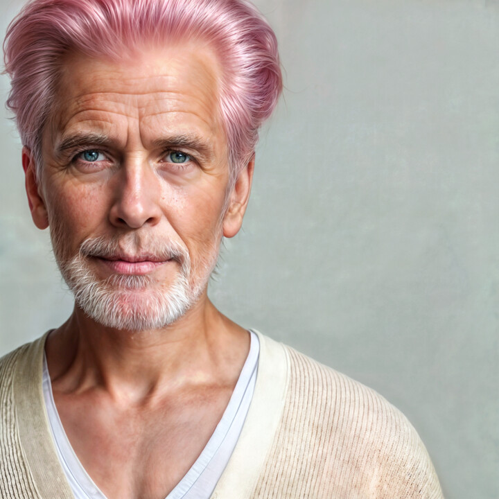 Pink Pink Hair_18 数字艺术