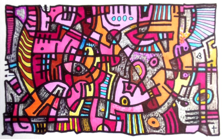图画,  3.2x5.9 in 