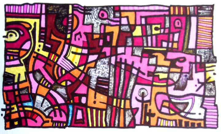 Drawing,  3.2x5.9 in 