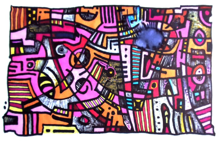 图画,  3.2x5.9 in 