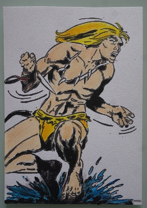 bl - peinture - rahan - 2 绘画, 11.8x8.3 in