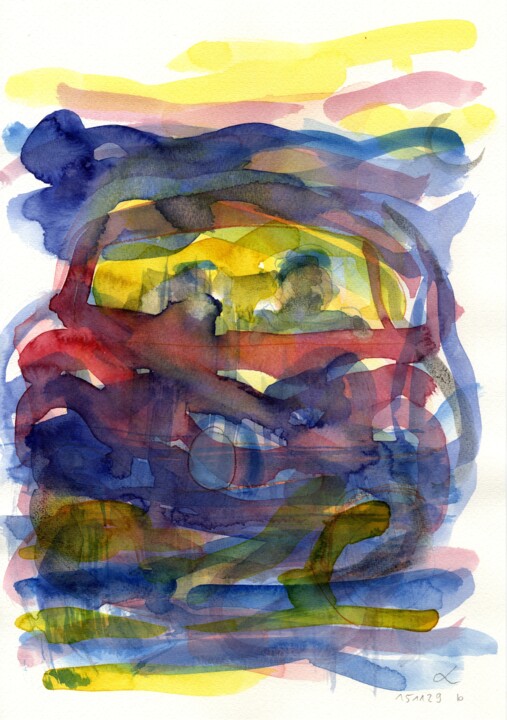 绘画,  13.4x9.5 in 