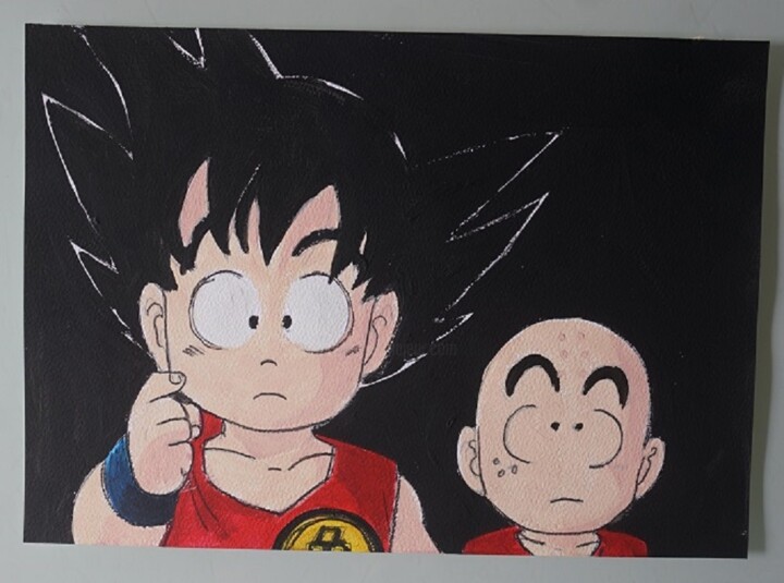 bl - peinture - dragon ball - 12 绘画, 8.3x11.8 in