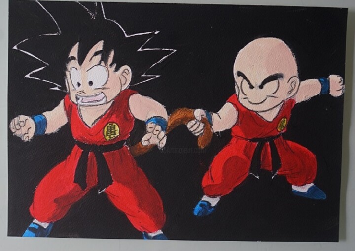bl - peinture - dragon ball - 11 绘画, 8.3x11.8 in