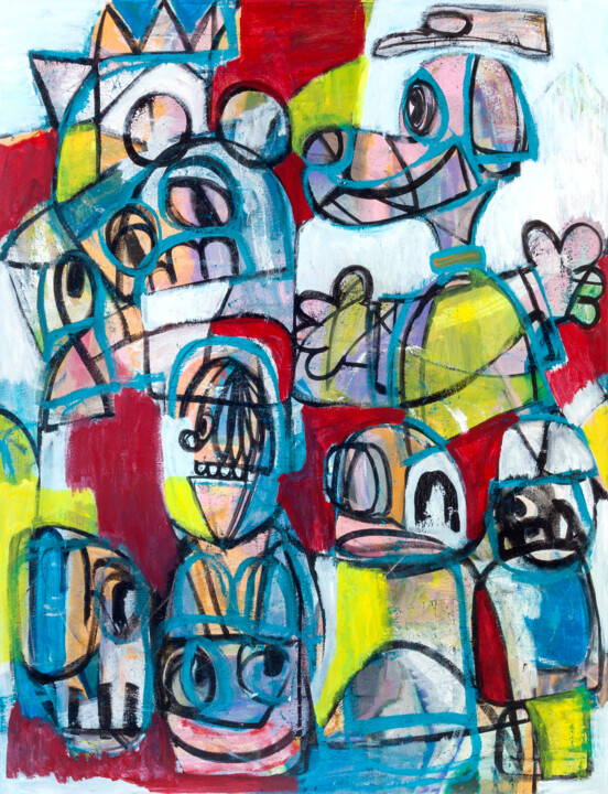 绘画,  51.2x39.4 in 