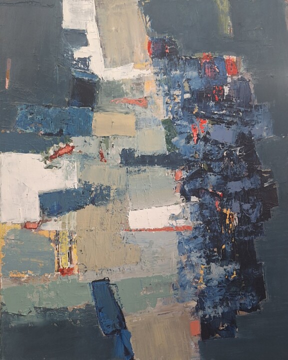 Painting titled "ABSTRACTION S24" by Ferracci, Original Artwork, Acrylic