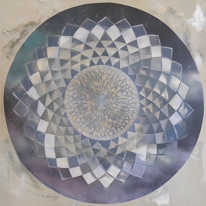 Mandala Crystal Torus of the Universe -2 Digital Arts