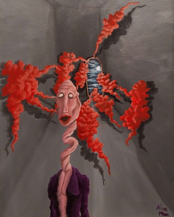 HERE THEY COME 绘画, 19.7x13.8 in