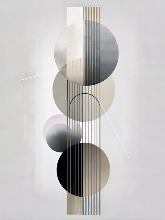 Suspended Circles 数字艺术