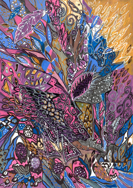 Waiting for winter. Drawing, 23.6x15.8 in