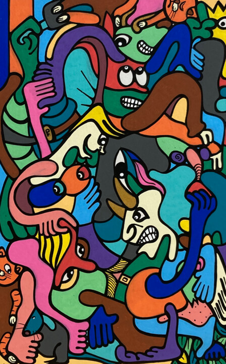 “Saperlipopette! Tu mouilles ma moustache “ Resim, 9,3x5,9 in