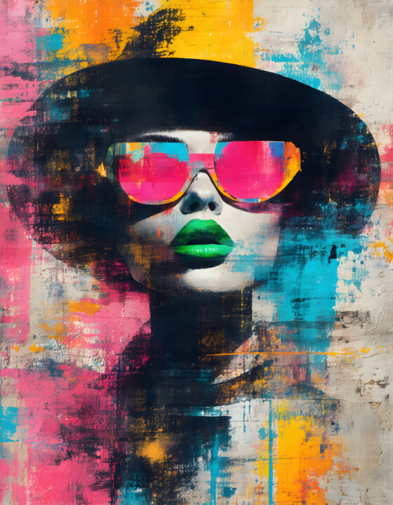 Digital Arts titled "chic avant-garde" by Elisabettac, Original Artwork, AI generated image