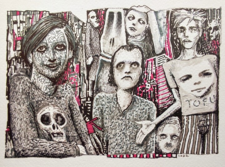 图画,  5.9x7.9 in 
