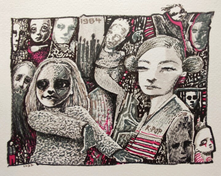 图画,  5.9x7.9 in 
