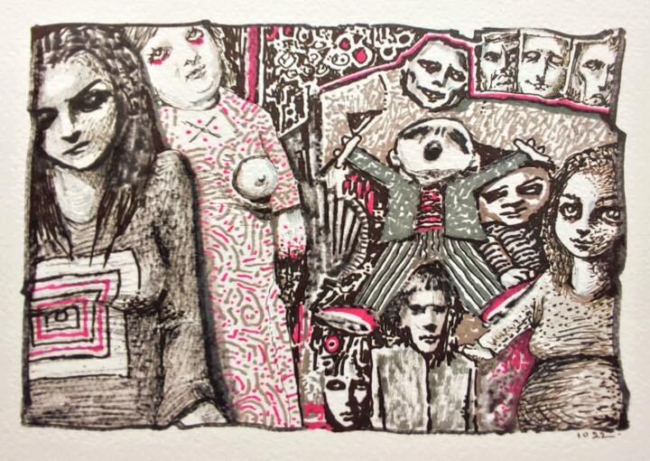Exhibition 图画, 5.9x7.9 in