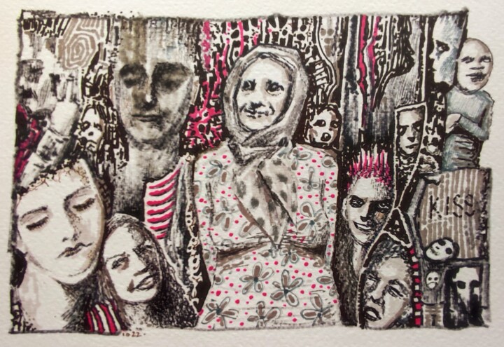 图画,  5.9x7.9 in 