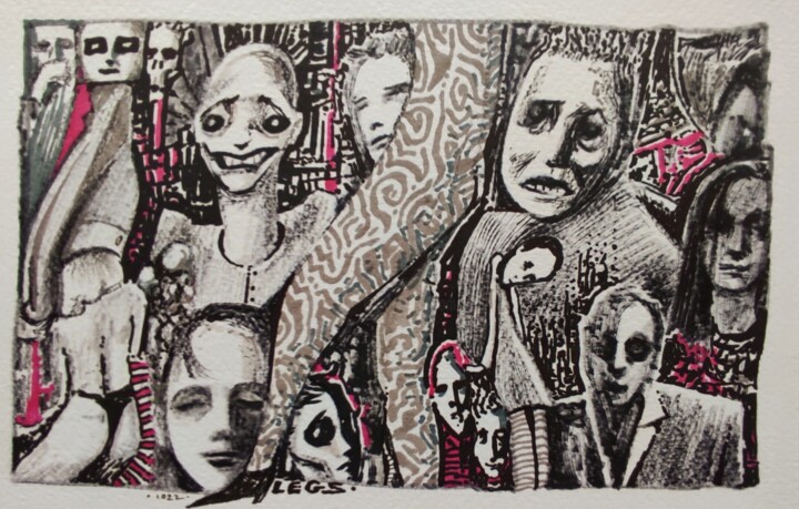 图画,  5.9x7.9 in 