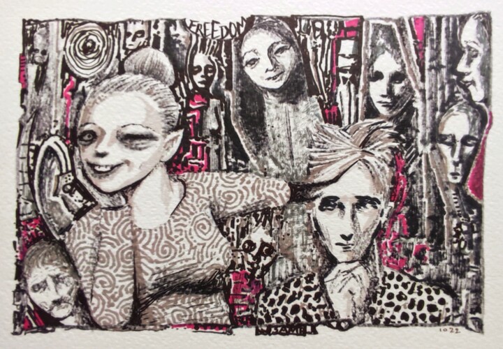 图画,  5.9x7.9 in 