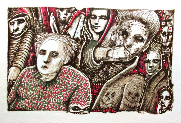 Weird composer 图画, 5.9x7.9 in