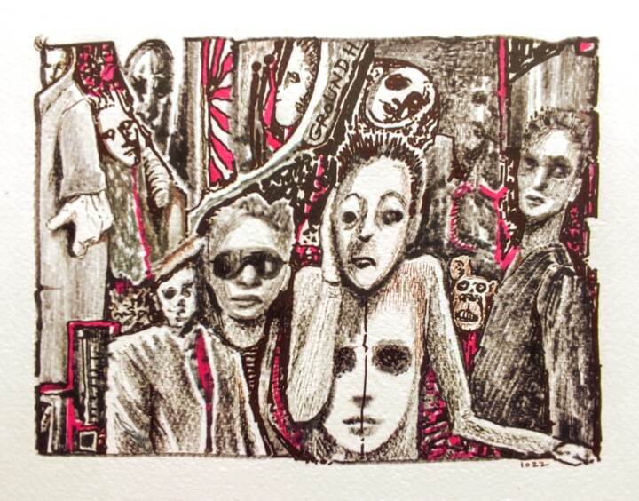 Groundhog day 图画, 5.9x7.9 in