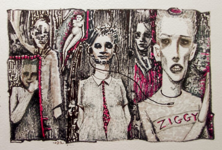Also on the darker side - Stardust 图画, 5.9x7.9 in