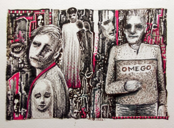 Omego 图画, 5.9x7.9 in