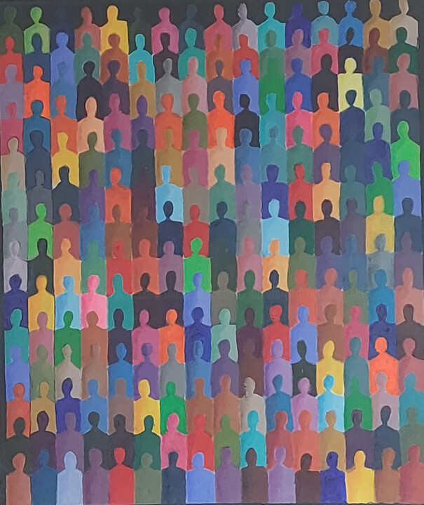 Diversiteit #3 绘画, 23.6x19.7 in
