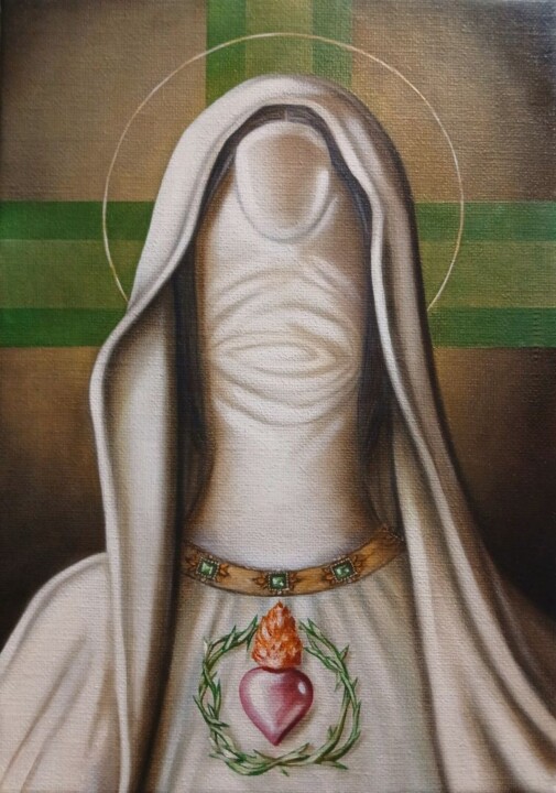 ''MADITO'' Schilderij, 19,7x13,8 in