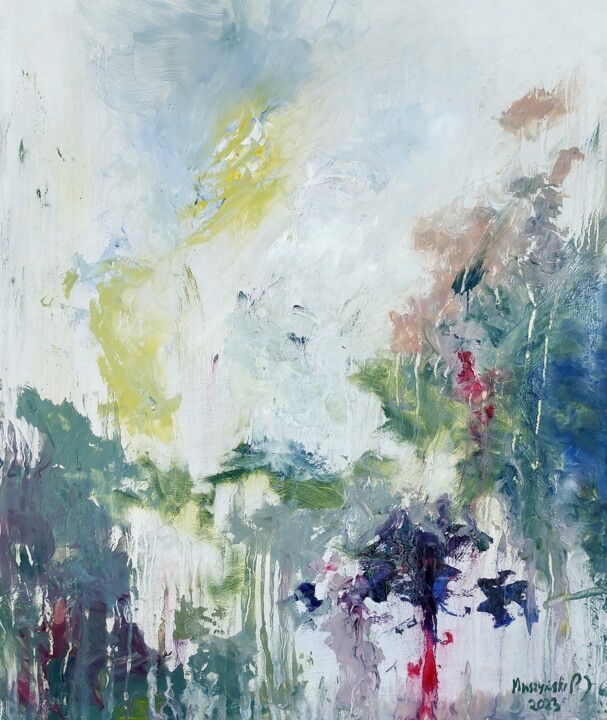 Green worlds 绘画, 23.6x19.7 in