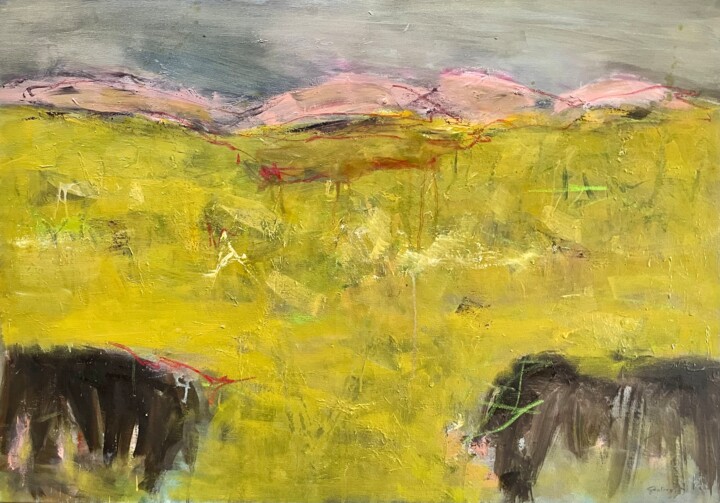 Avant le reste. 绘画, 28.7x36.2 in