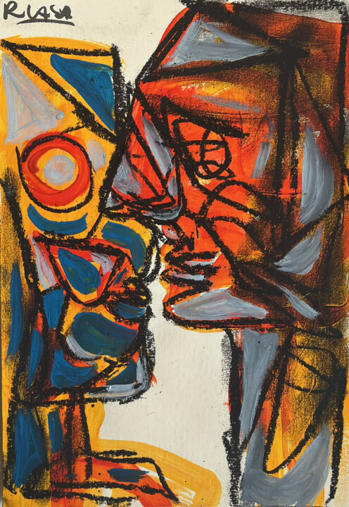 图画,  11.7x8.3 in 