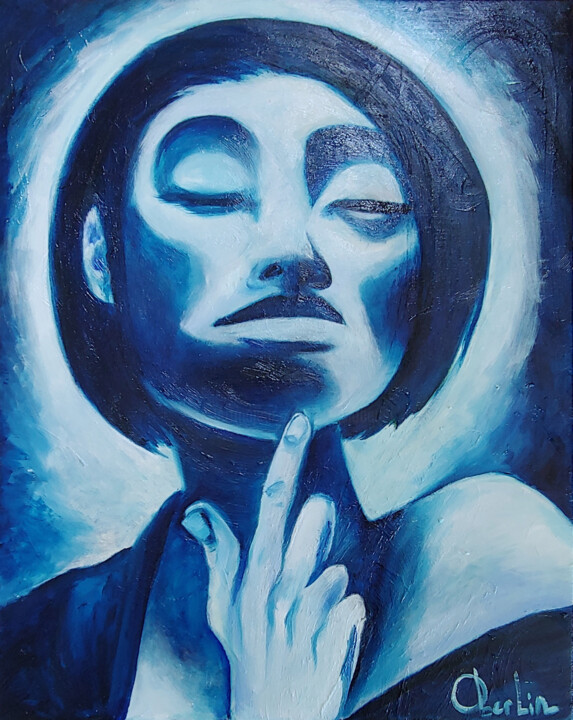 Someone Who Thinks 绘画, 20x16 in