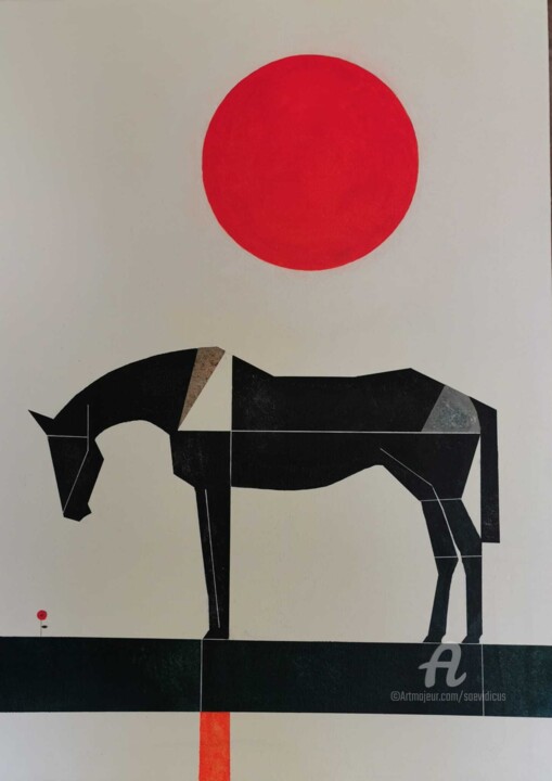 Flüstern Schilderij, 27,6x19,7 in