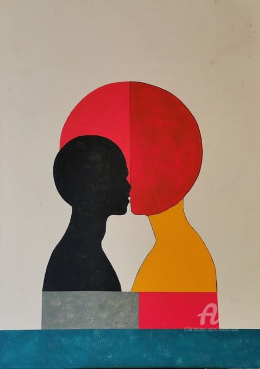 Language 绘画, 27.6x19.7 in