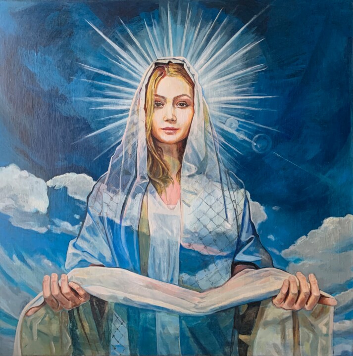 Mary Magdalene. Apostle above the apostles 绘画, 37.4x37.4 in