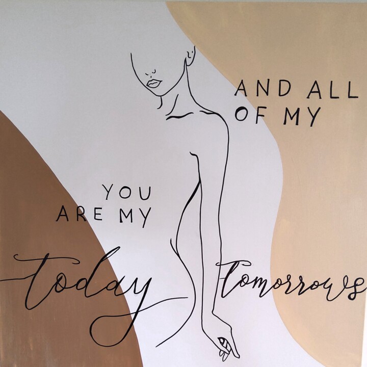 You are me today Schilderij, 31,5x31,5 in