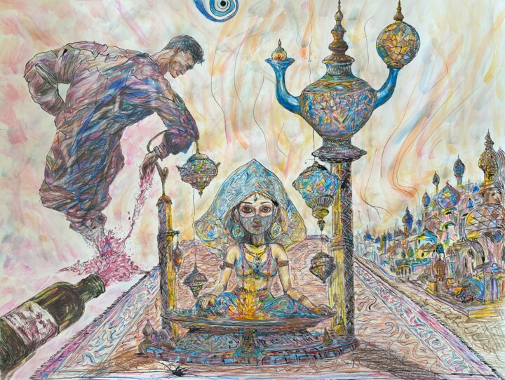 Bedtime Stories 图画, 19.7x27.6 in