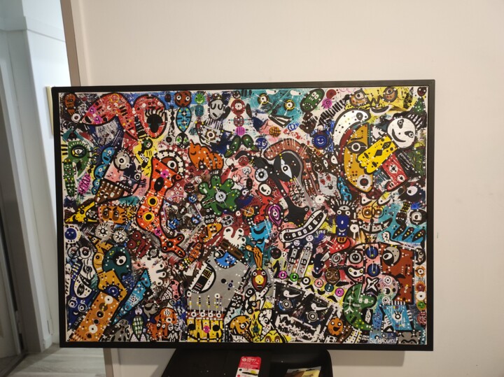 Africa 绘画, 27.6x39.4 in